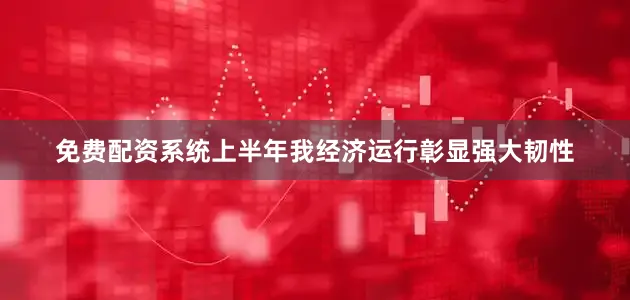 免费配资系统上半年我经济运行彰显强大韧性